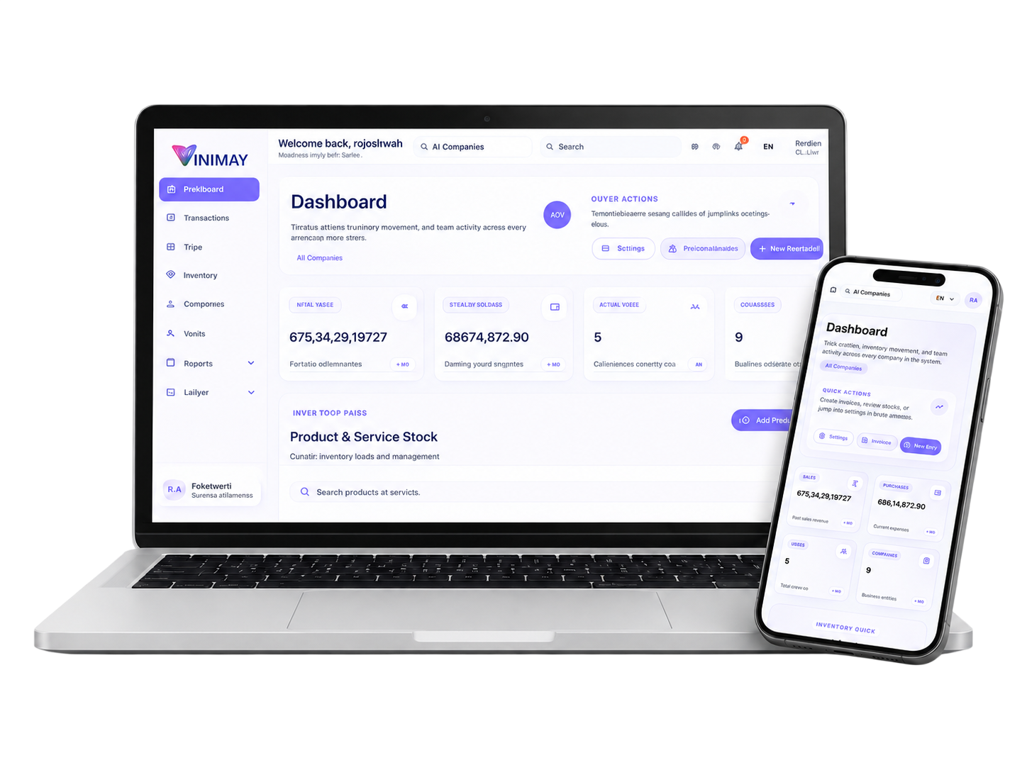 GST Billing Software Dashboard